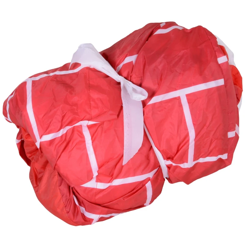 HomCom 6' Tall Outdoor Animated Inflatable Christmas Lawn Decoration - Santa in a Chimney