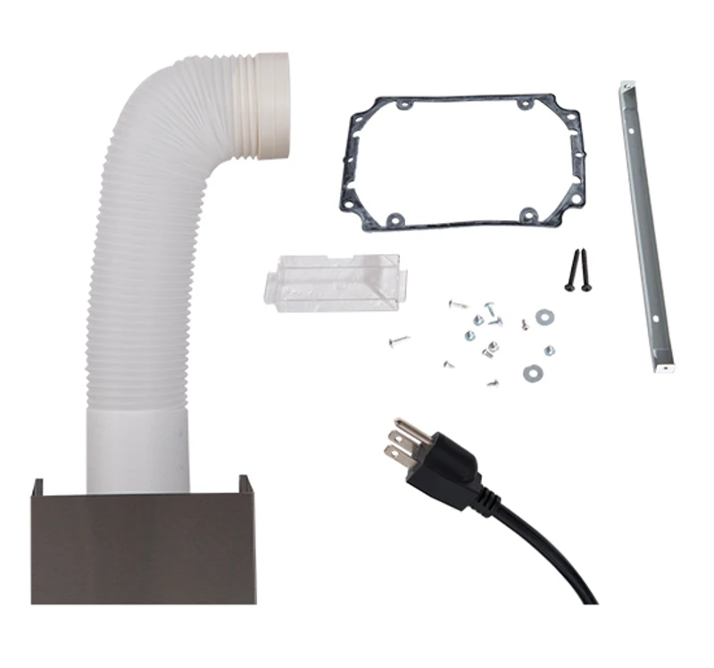 30" Kitchen Wall Mounted Range Hood/Vent -  Stainless Steel and Glass