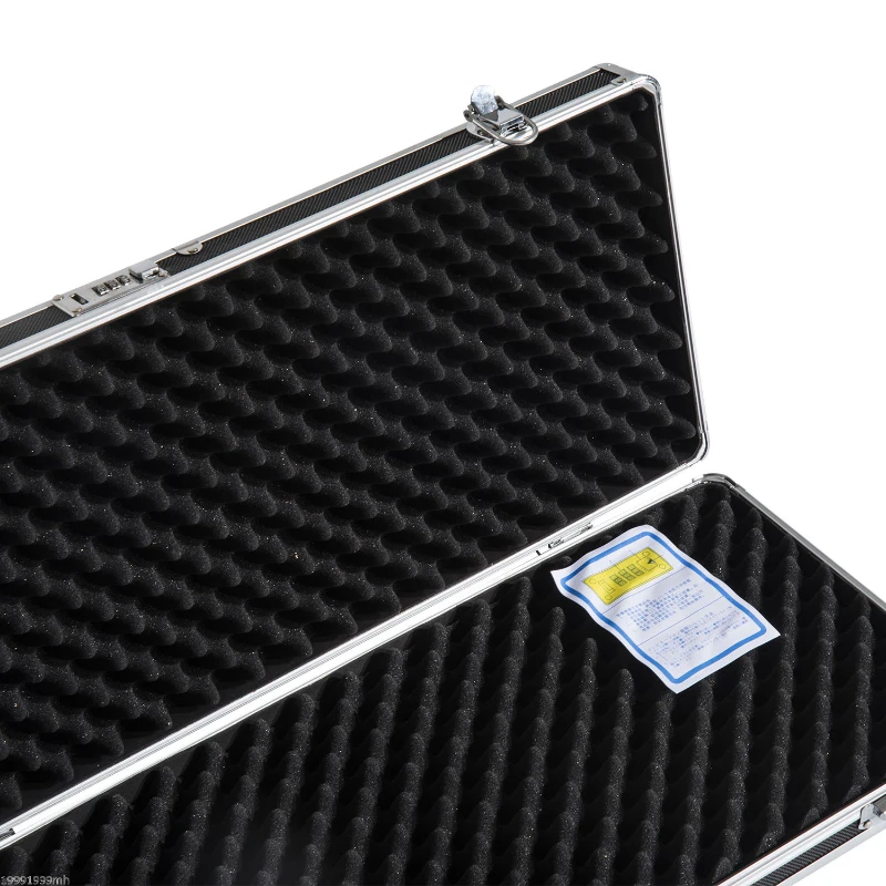 HOMCOM 43.7” Hard Gun Guard Case Rifle Storage Travel Carry Pistol Handgun Shotgun Lockable Black