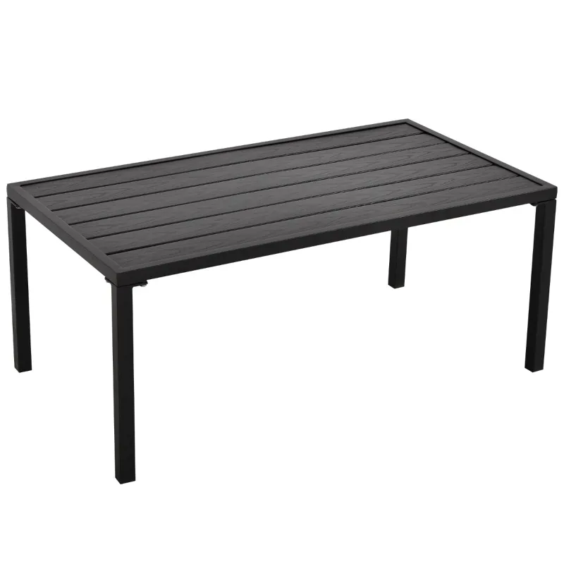 Outsunny 4-Piece Patio Furniture Set Garden Conversation Set with Soft Washable Cushions & Strong Steel Frame, Beige