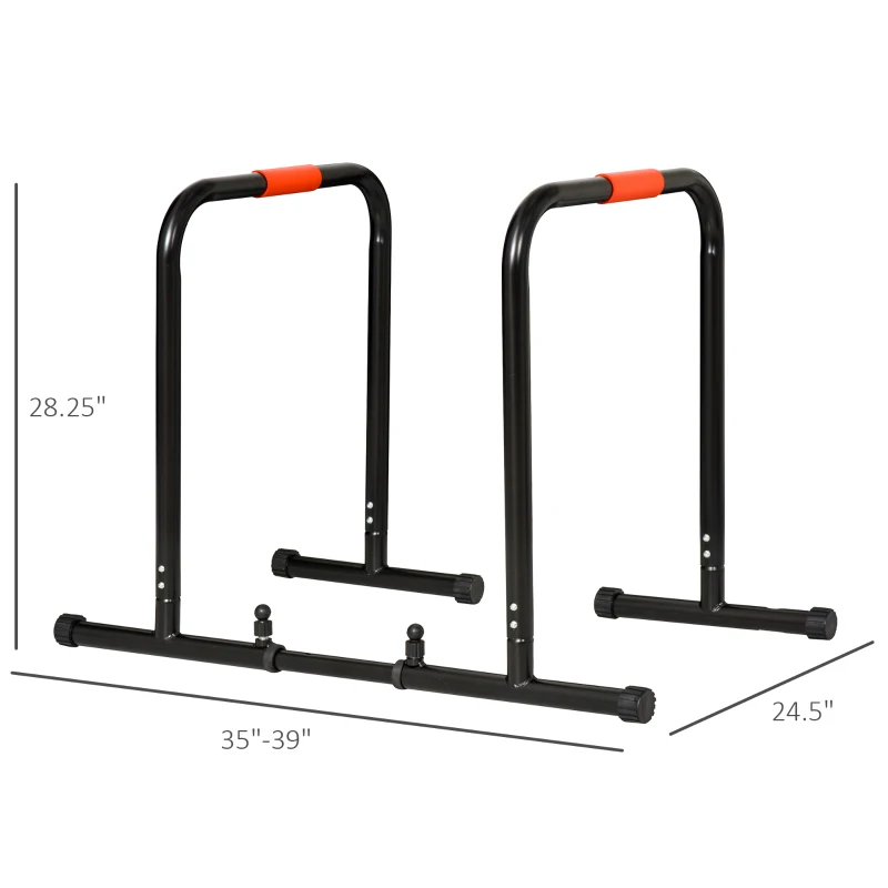 Multifunctional Dip Stand Station for Home Gym Equipment with Safety Connector