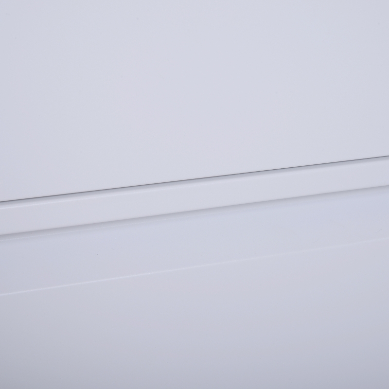 Vinsetto 30" 2 Drawer File Cabinet Cold Rolled Steel Metal Storage Chest Home Office Furniture White