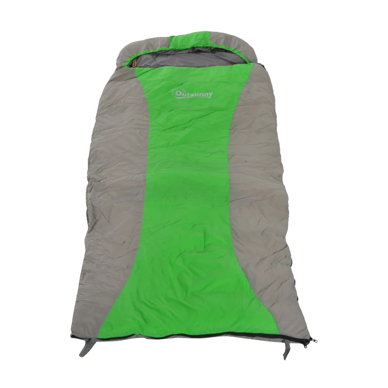 Outsunny Pod Style 77"L x 30"W Portable Foldable Sleeping Bag Lightweight Camping Hiking Supplies