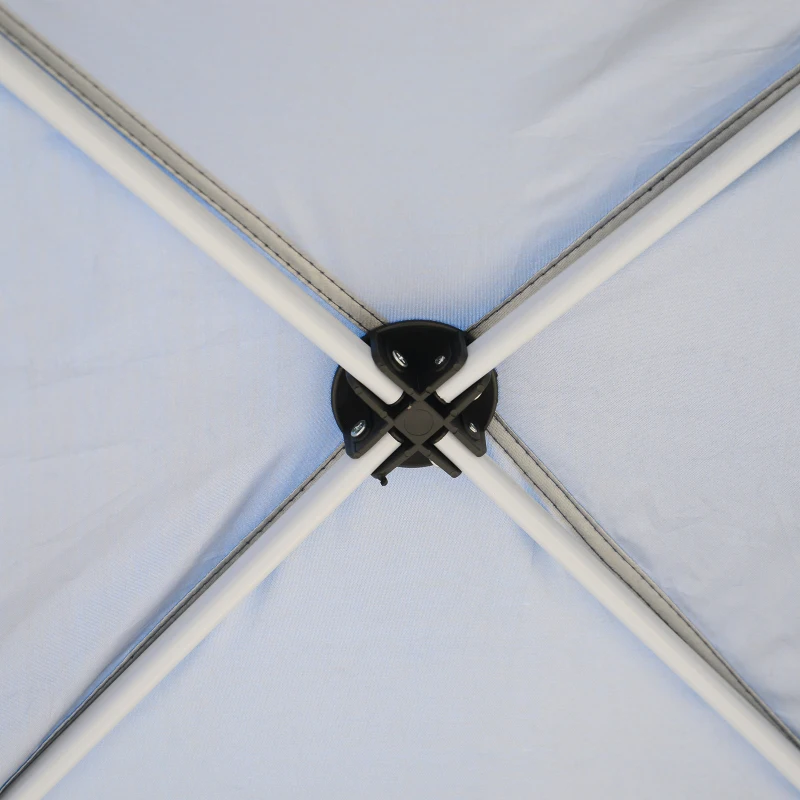 9.75x9.75ft Pop Up Canopy Tent Instant Sun Shelter Backyard Slant Legs w/ Carry Bag