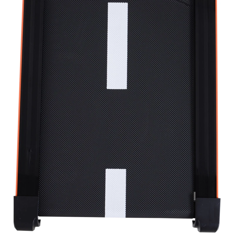 Soozier Manual Walking Treadmill Sit Up Station Incline Cardio Machine Portable Folding