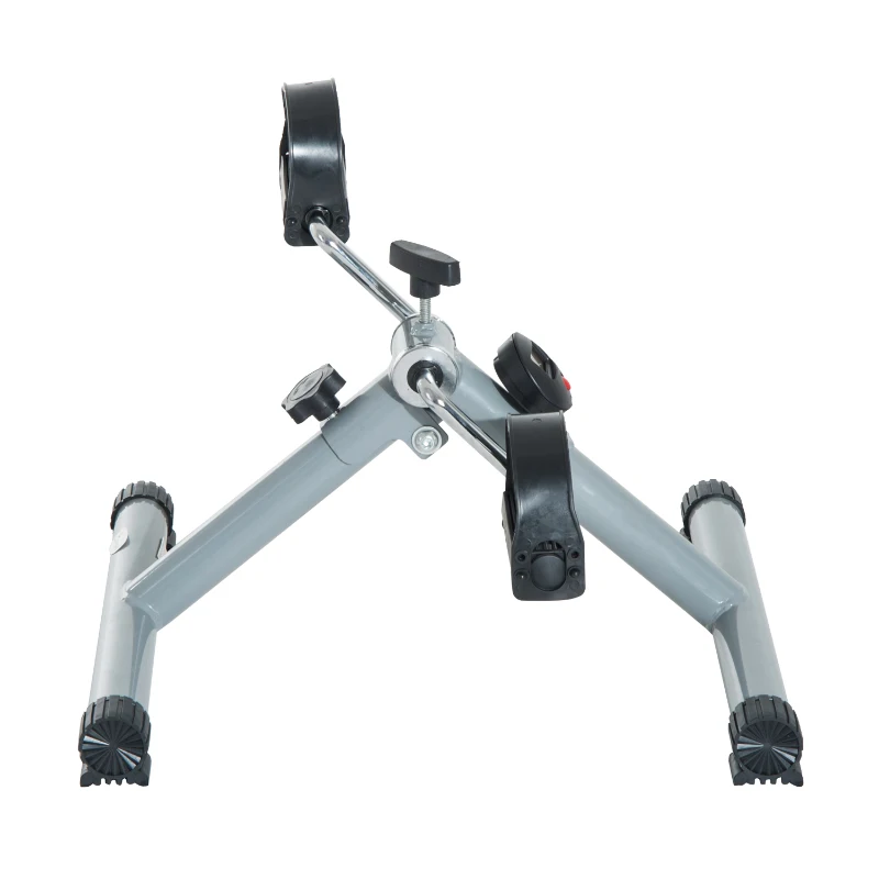 Soozier Cardio Mini Cycle Arm Leg Exercise Pedal Bike with LCD Display Home Gym Workout Trainer(Grey)