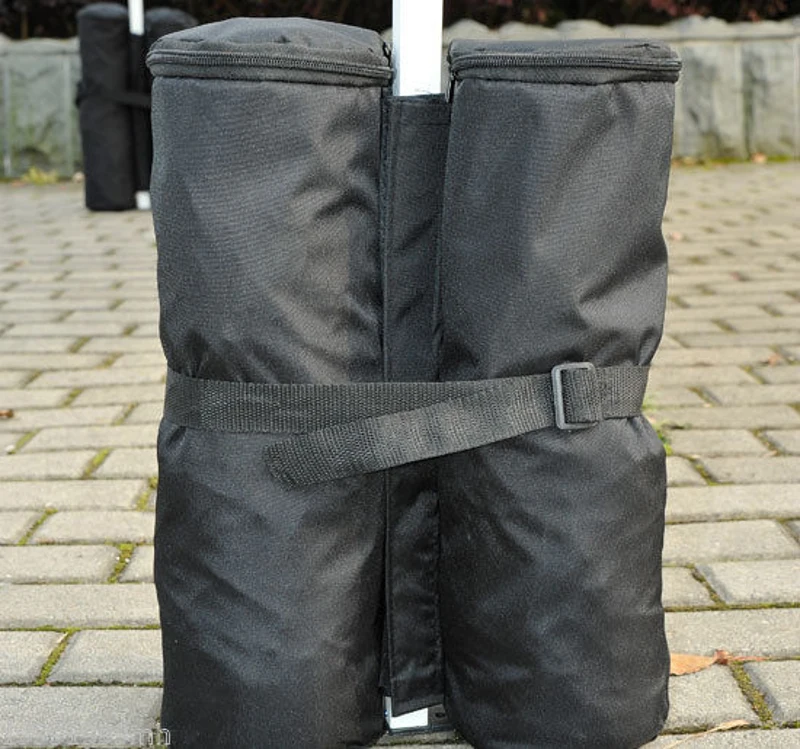 Outsunny Canopy Tents Anchor Sandbags Weight Bags Set of 4 Black