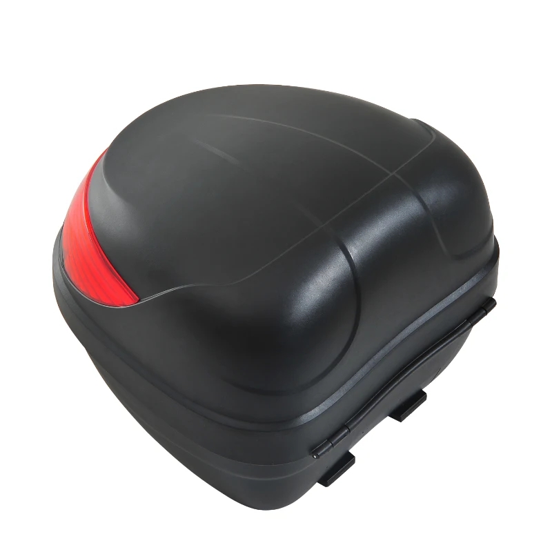 HOMCOM Detachable Scooter Motorcycle Trunk 35L Tour Tail Carrier Lockable Black