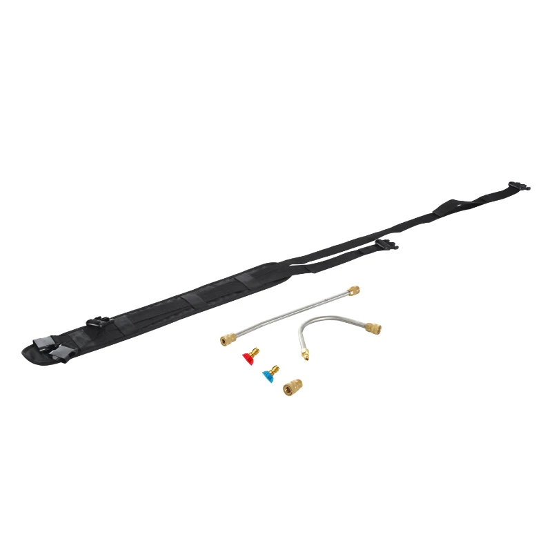 Outsunny 18ft 3-Section Telescopic Lance Extension Pressure Wand  Aluminum Silver