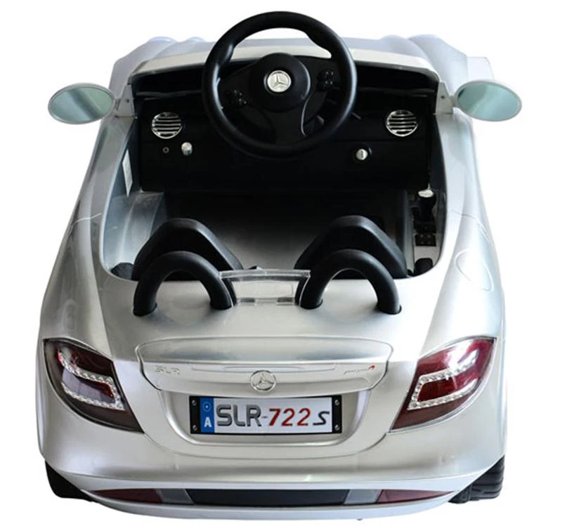 Mercedes-Benz Licensed Ride On Car Electric Benz SLR 722S Remote Control Silver
