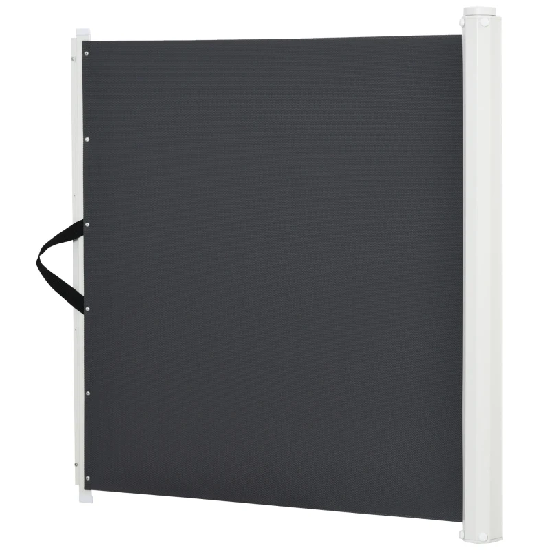 PawHut Retractable Pet Safety Barrier Gate, Flexible and Extensible Safety Dog Gate Easy to Roll and Latch for Stairways Doorways Hallways, 45.25" L x 2.25" W x 32.5" H, Grey