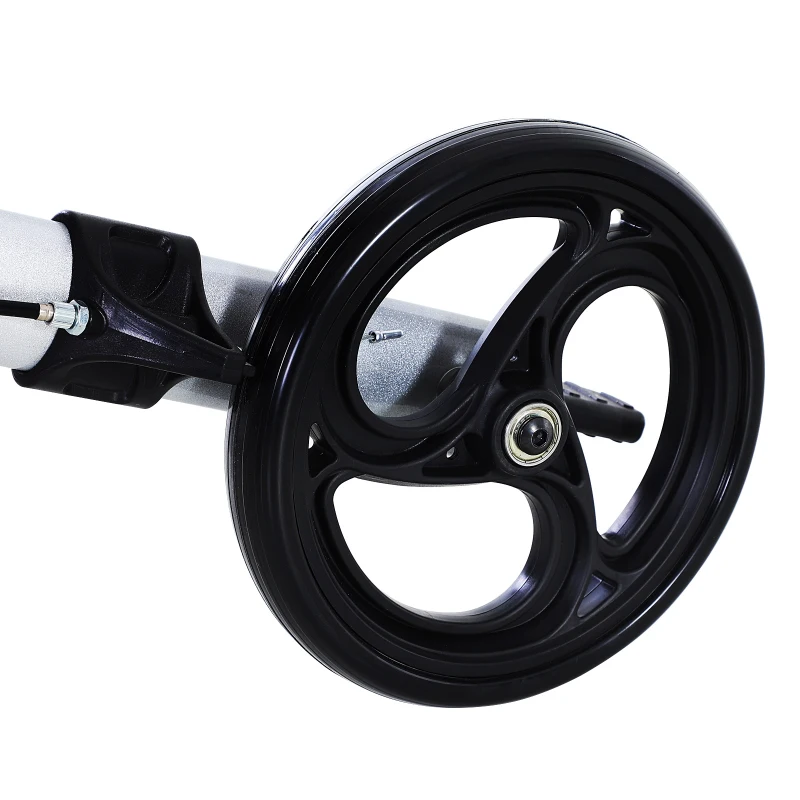 HOMCOM Rollator Walker 1-Step Open with Seat  Storage  Wheelchair