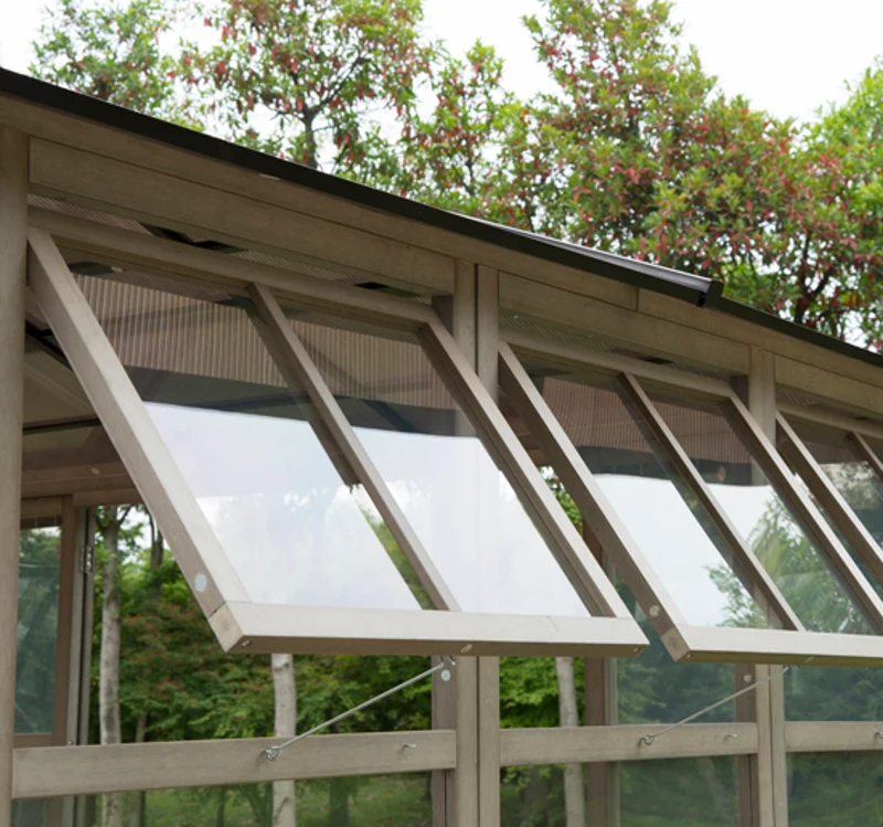 Outsunny Luxury Gazebo With Doors and Windows