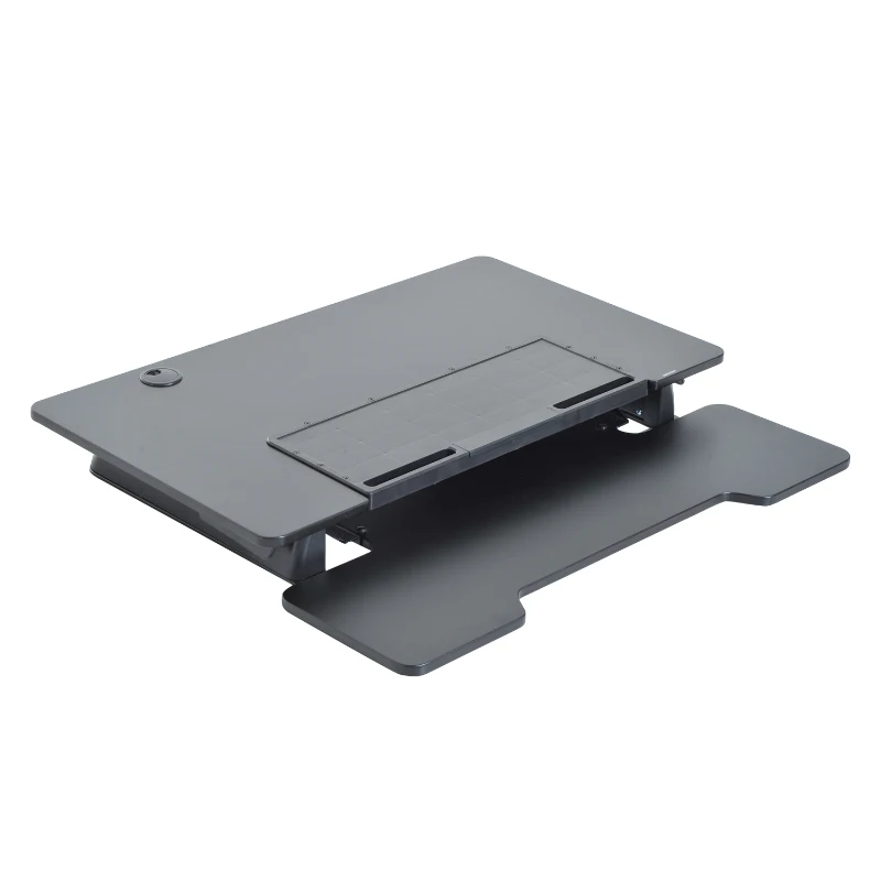 HomCom Adjustable Desktop Riser Preassembled Sit-Stand Elevating Monitor Folding