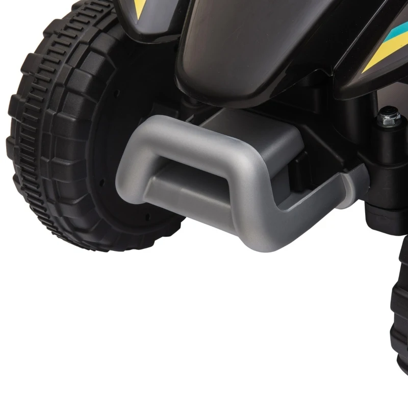 Aosom 6V Kids ATV 4-Wheeler, Electric Ride on Car for Toddlers 18-36 Months, Black