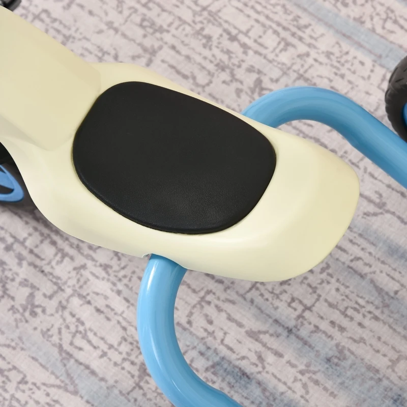 Qaba 3 Wheel Foldable Kids Tricycle Walking Toddler Bike for for 3-5 Year-old Boys & Girls Blue