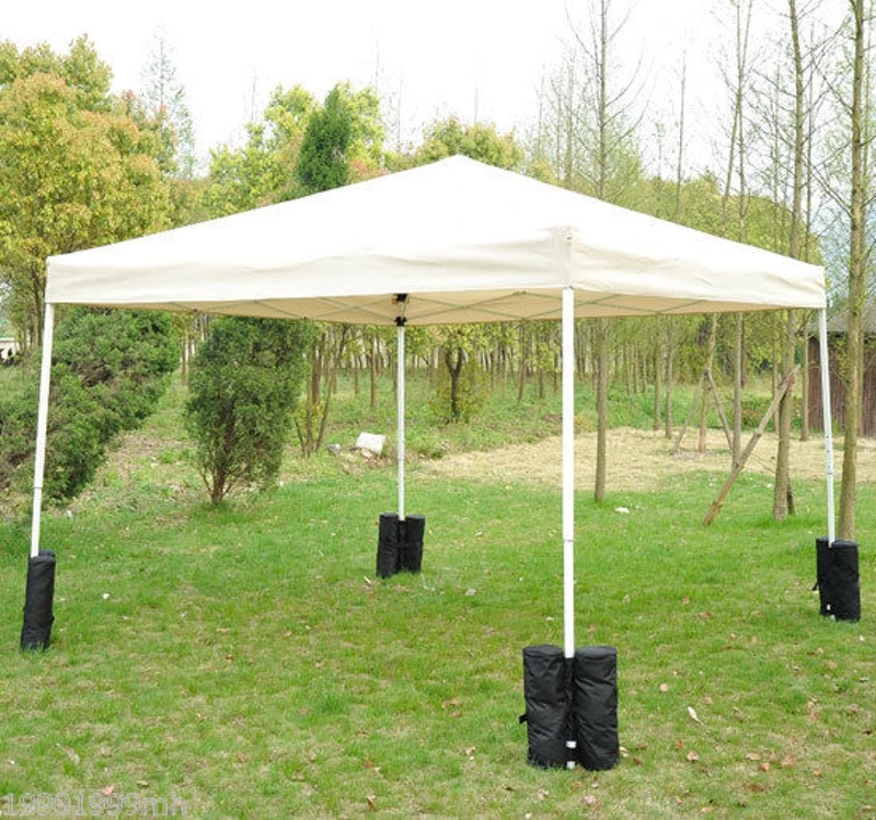 Outsunny Canopy Tents Anchor Sandbags Weight Bags Set of 4 Black