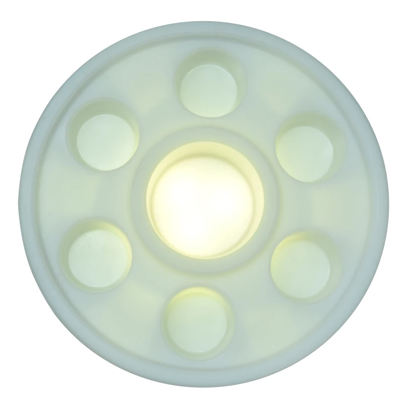 Outsunny Colorful Flash Light Up Atmosphere Party Decor Light Tableware for Party Bar