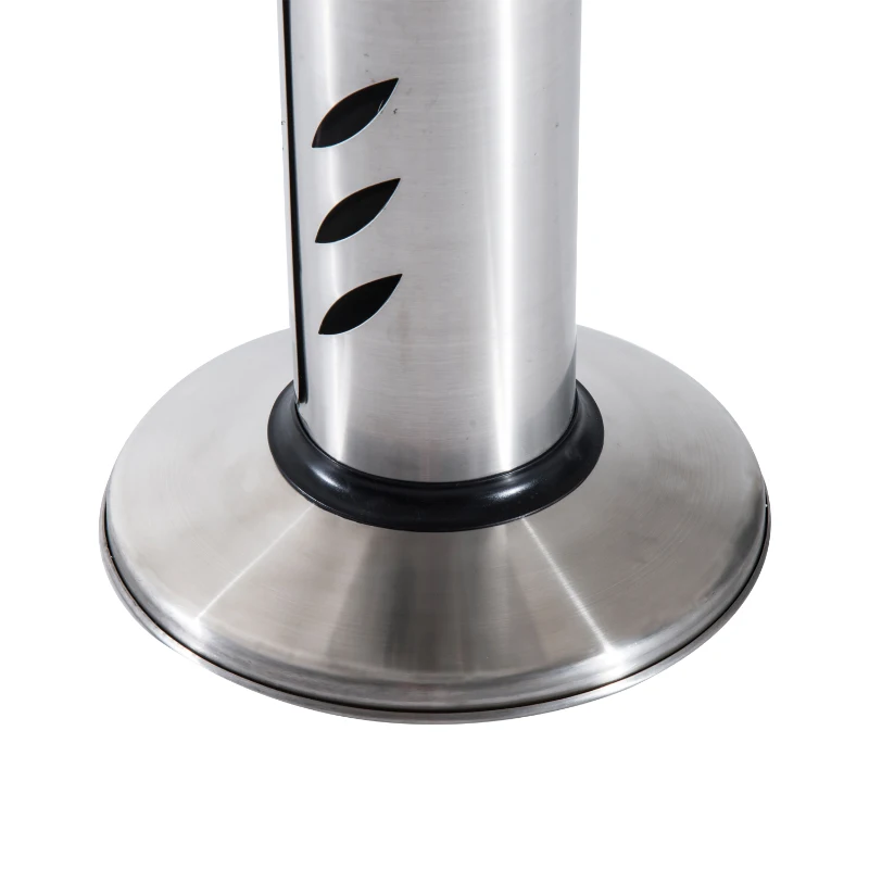 Outsunny Infrared Tabletop Patio Heater Outdoor Propane Butane Gas Stainless - Silver