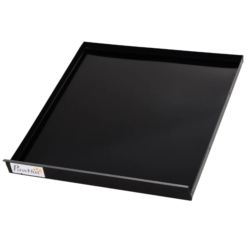 PawHut Metal Bird Parrot Cage With Rolling Standing 5ft w/ perches and bowls Black