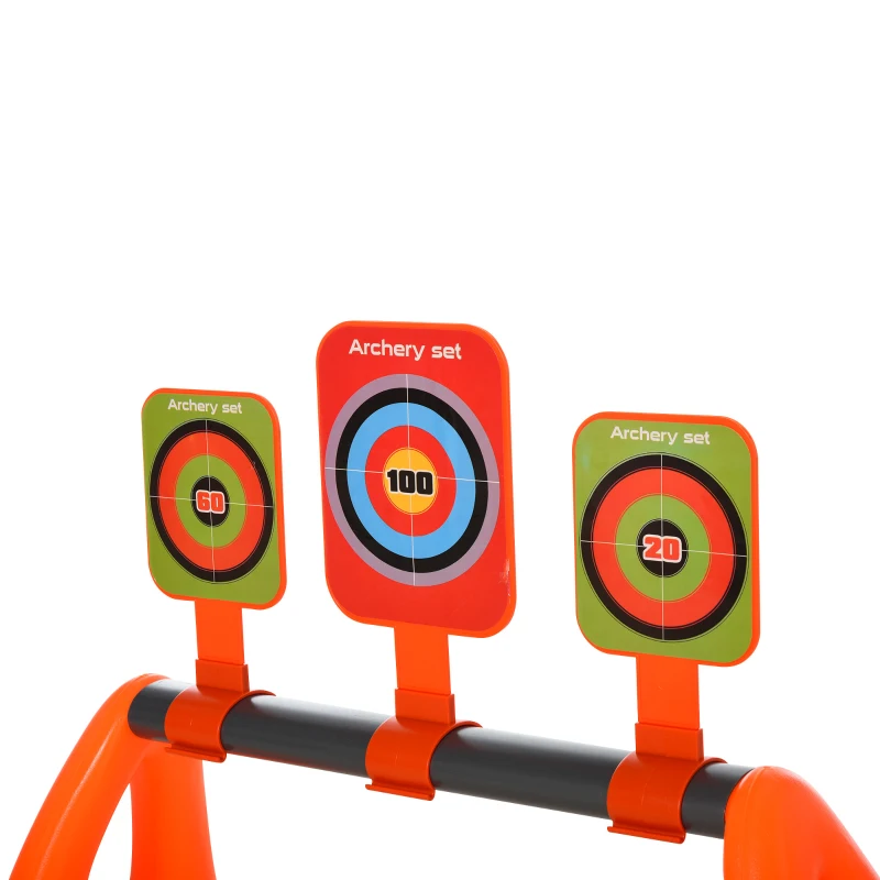 Qaba Children Bow And Arrow Set for Kids Ages of 3-6 Years Orange