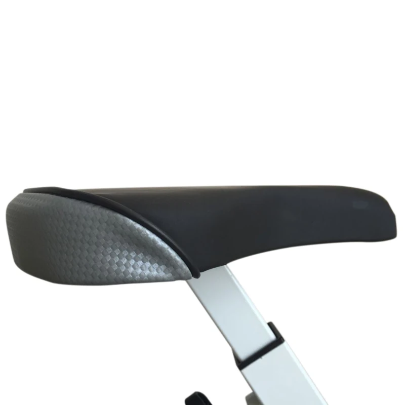 Soozier Folding Exercise Bike LCD Monitor Home Gym Exercise Adjustable Tension Padded Seat Heart Rate Monitor Pulse Sensor