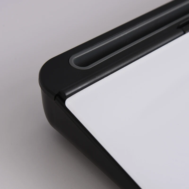 Vinsetto Desk Organizer Monitor Riser with 2 Groove 4 Cabinet Glass Panel Office