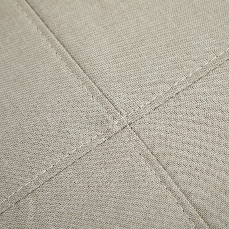 HOMCOM Convertible Flip Chair, Folding Upholstered Floor Sofa, Adjustable Guest Chaise Lounge, Dorm Bed with Metal Frame for Living Room and Bedroom, Gream White