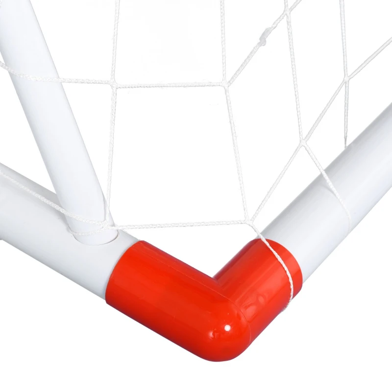 HOMCOM 2-in-1 Portable Soccer Goal for Children for Indoor/Backyard Training Practice w/ Target Net