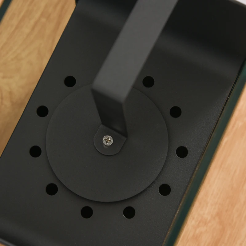 HOMCOM Ethanol Fireplace, 7.75" Tabletop 0.10 Gal, Stainless Steel, Burns up to 2 Hours, Black