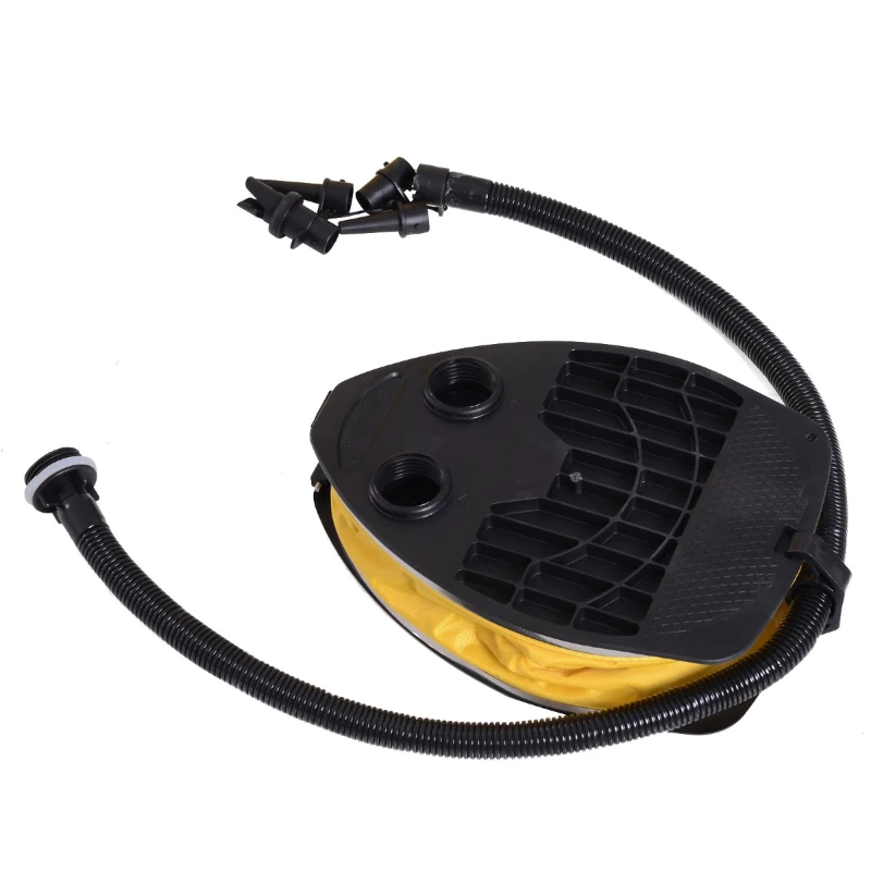 Soozier Inflatable Water Trampoline Bouncer Jumping PVC with Pump Outdoor Summer Swim Platform