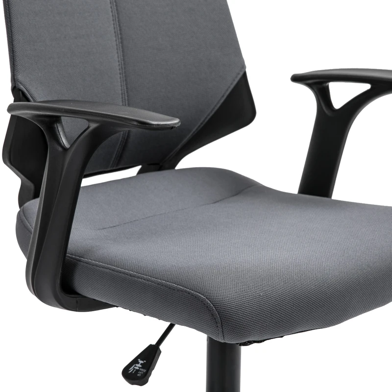 Vinsetto Ergonomic Home Office Chair 360° Swivel Height Adjustable Task Seat