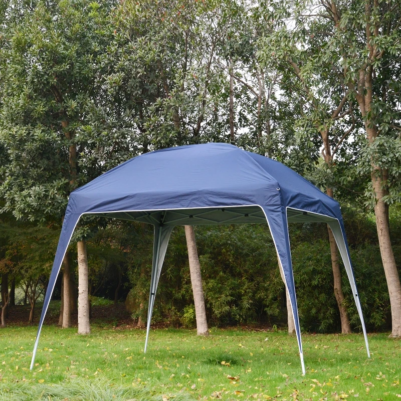 9.75x9.75ft Pop Up Canopy Tent Instant Sun Shelter Backyard Slant Legs w/ Carry Bag