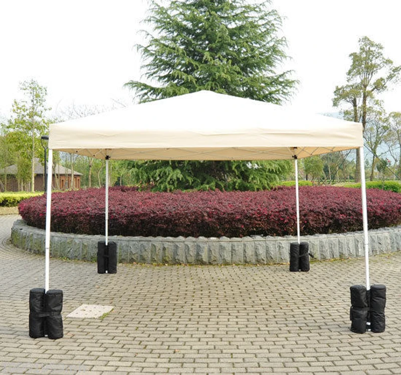Outsunny Canopy Tents Anchor Sandbags Weight Bags Set of 4 Black