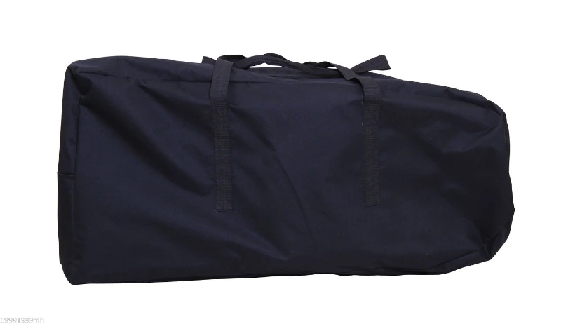 HomCom 3" Foam Portable Massage Chair PU Leather Spa Beauty Chair Black