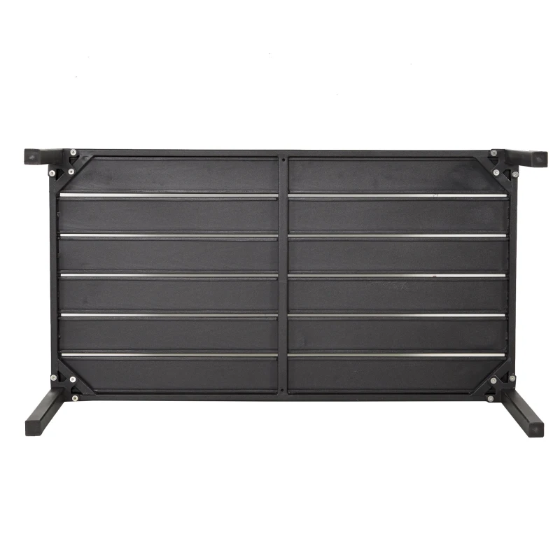 Outsunny 4-Piece Patio Furniture Set Garden Conversation Set with Soft Washable Cushions & Strong Steel Frame, Grey