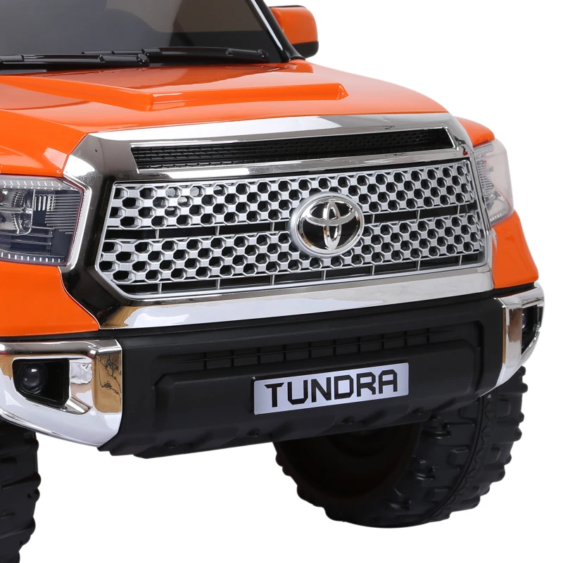 Aosom Licensed Toyota Tundra Kids Ride On Truck Electric Car w/ Remote  Suspension Wheels  Music Function