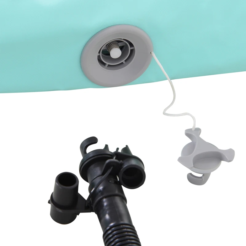 Soozier Inflatable Gymnastic Tumbling Mat Air Track Floor Yoga Cheerleading Exercise Pad