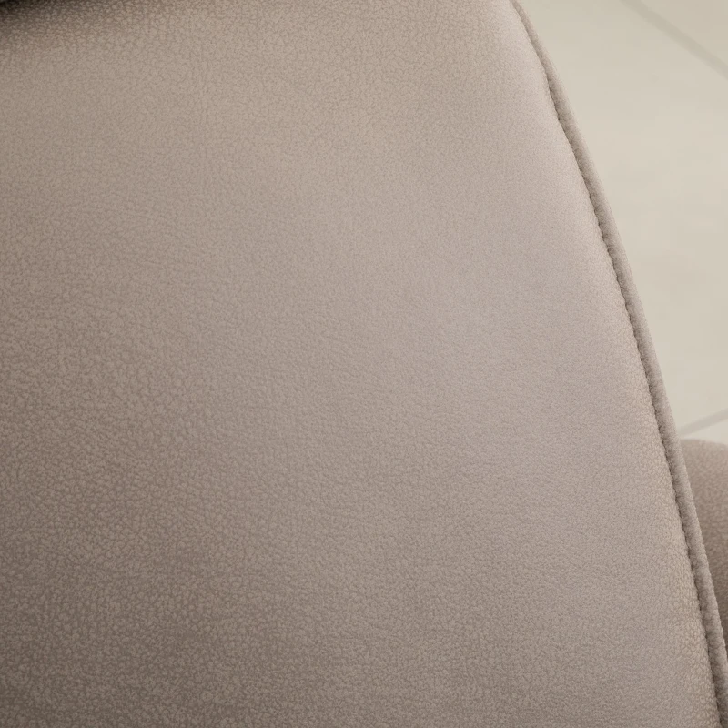 HOMCOM Modern Electronic Power Recliner with 360 Swivel Rotation, USB Charging Port and Footrest, Brown