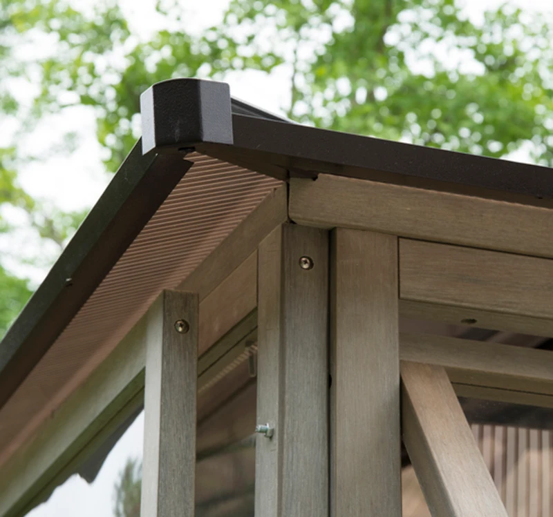 Outsunny Luxury Gazebo With Doors and Windows