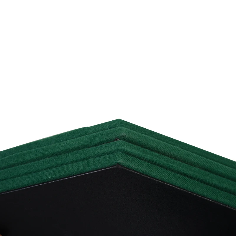 Soozier 48"/120cm Blackjack Poker Game Table Top Folding 8 Player Fit Various Desktop