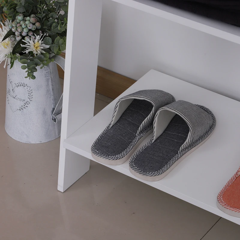 HOMCOM 3 Tier Leaning Ladder Shelf Wall Storage Display Rack Bookcase Plant Flower Stand White, (26.25"Lx15.25"Wx77.25"H)