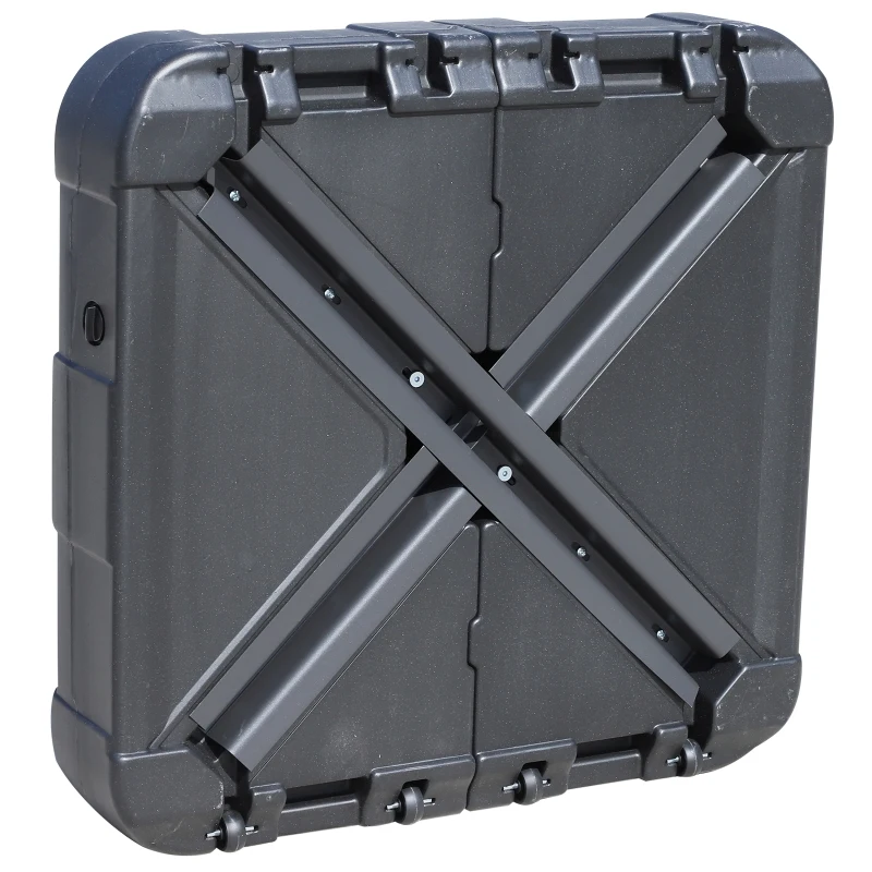 Outsunny Portable Umbrella Base Parasol Stand for Cantilever Umbrella Fill w/ Sand or Water Black