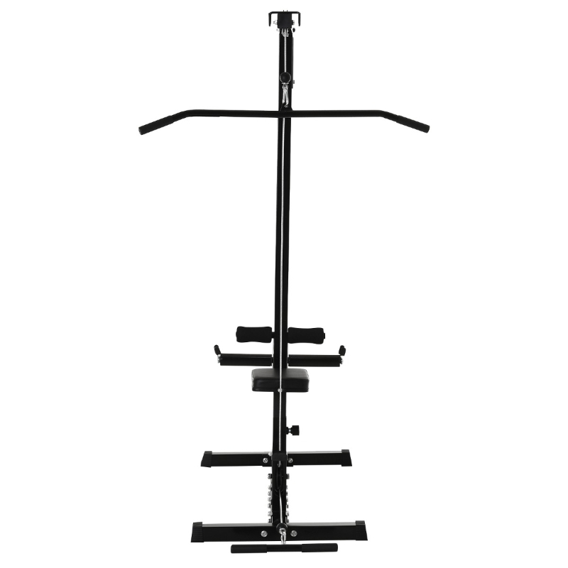Soozier Power Rack Exercise Pulldown Weight Machine with 5 Adjustable Cable Positions for Strengthening Many Muscle Groups Home Gym, 41" x 47" x 71"