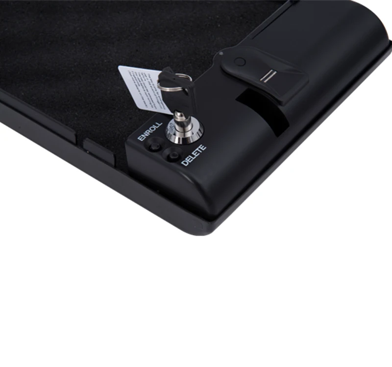 HomCom Portable Safe Case with Biometric Fingerprint Lock