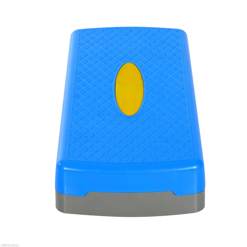 Soozier 27" Adjustable Aerobic Fitness Platform Stepper - Blue/Gray/Yellow