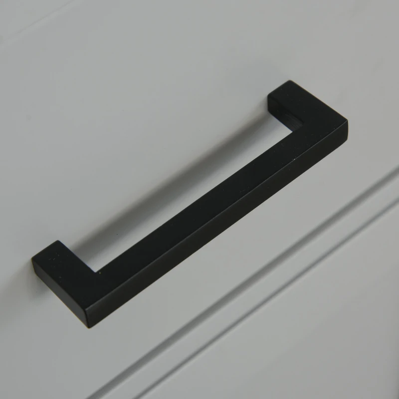 HOMCOM Buffet Storage Cabinet for Kitchen Entryway with 2 Cabinets and 3 Drawers, Adjustable Shelves, Grey