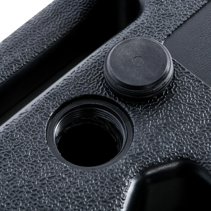 Outsunny 4-Piece HDPE Canopy Tent Weights with a Slotted No-Pinch Design, Side Carry Handles, & Sand/Water Fill