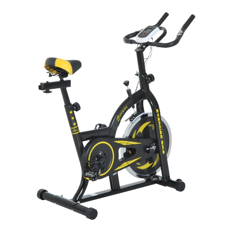 Soozier Magnetic Exercise Bike Indoor Cardio Workout Training Home Fitness