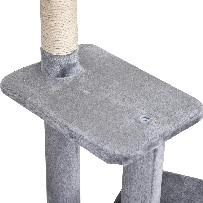 PawHut 43"H Nest Level Cat Tree Scratcher Kitty Condo